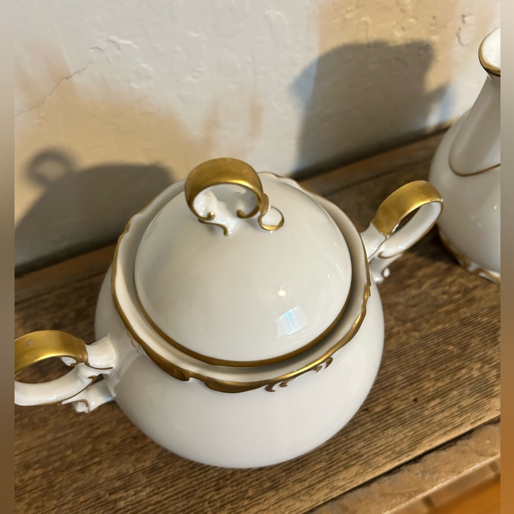 Mikasa Venice 9266 sugar bowl and creamer set. Fine China - Picture 5 of 7
